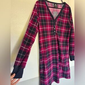 Flannel and fuzzy night gown